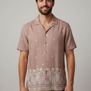 AND NOW THIS Bandana Print SS Shirt